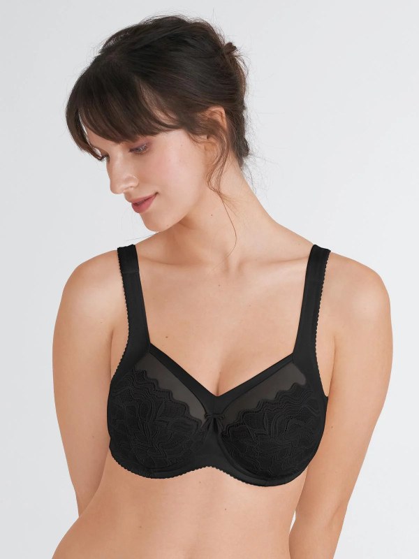 Dámská podprsenka Lovely Lotus model 21025383 004 Černá - Felina