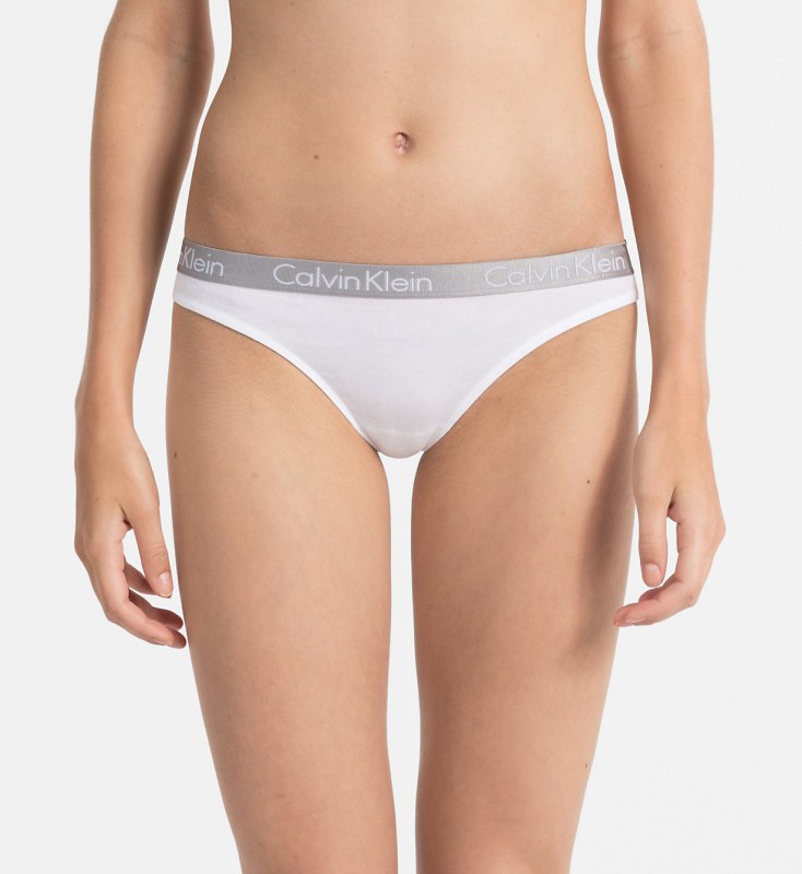 Tanga model 19641871 bílá - Calvin Klein - Dámské plavky