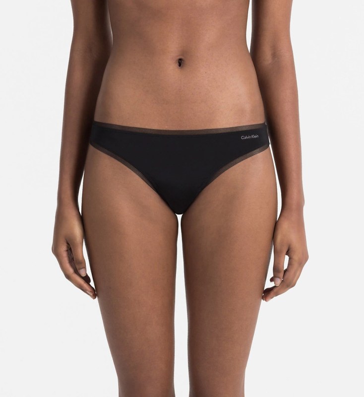 Tanga model 7781660 černá - Calvin Klein - Dámské plavky