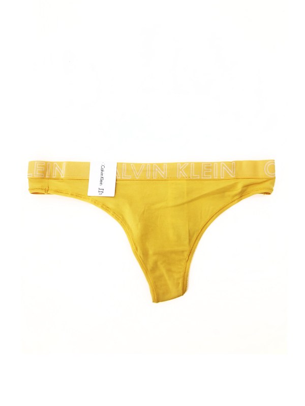 Tanga model 7784549 žlutá - Calvin Klein - Dámské plavky