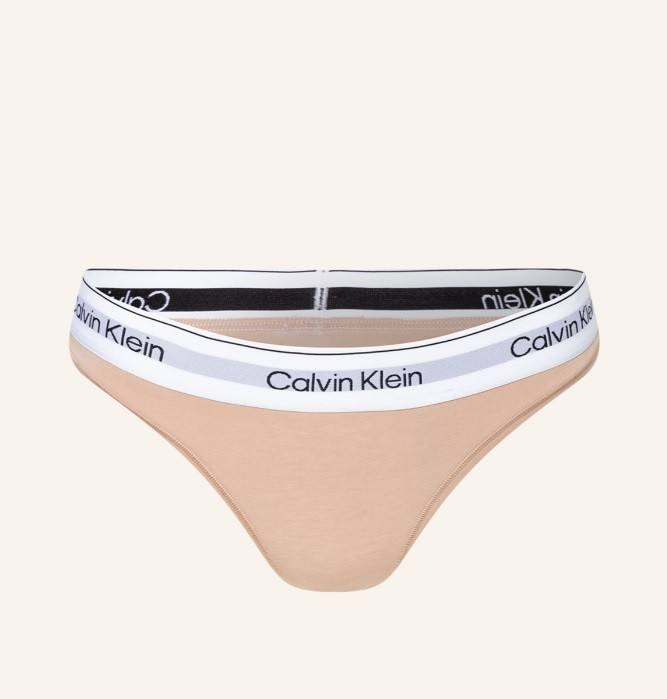 Dámské tanga béžová model 19405193 - Calvin Klein - Dámské plavky