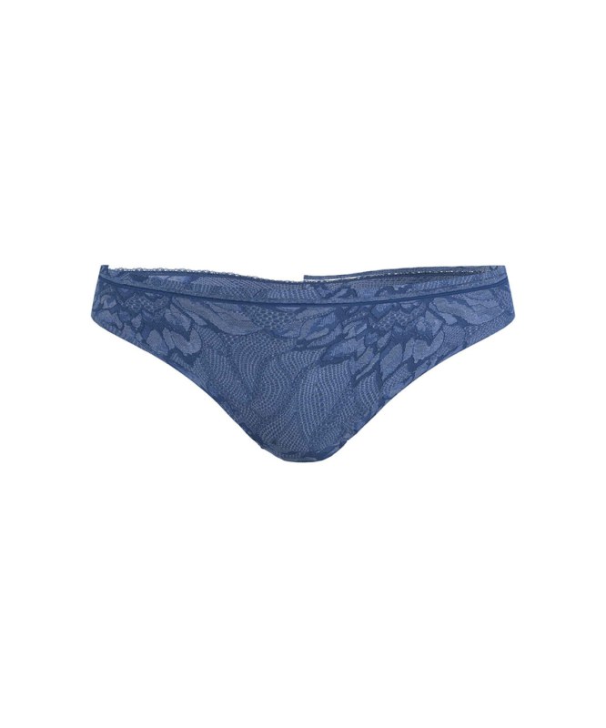 Dámská tanga 000QF6397E CKO modré - Calvin Klein - Dámské plavky