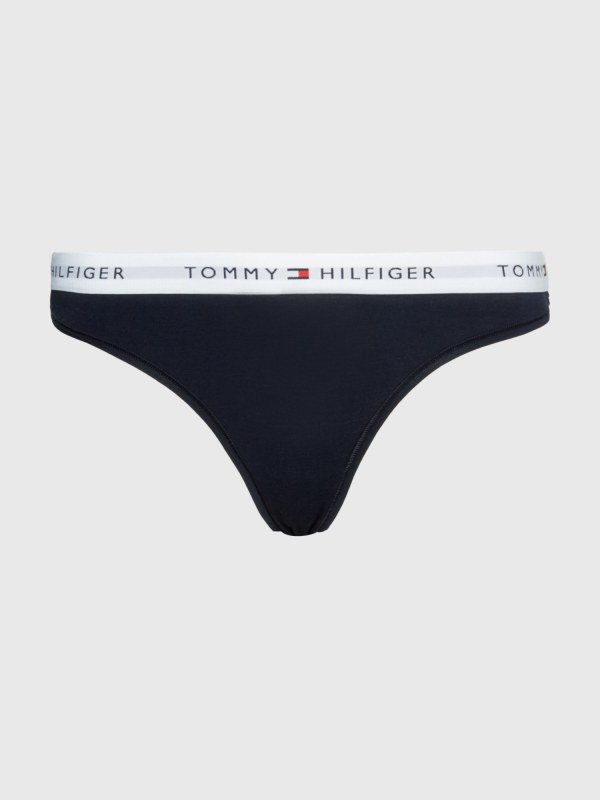 Dámská tanga THONG tm. modré model 20159643 - Tommy Hilfiger - Dámské plavky