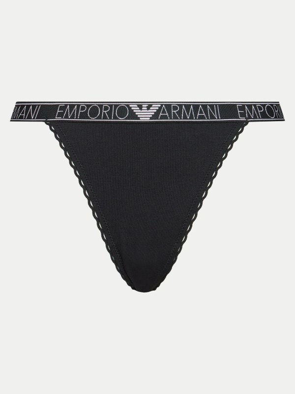 Dámské tanga 00020 černé model 20257759 - Emporio Armani - Dámské plavky