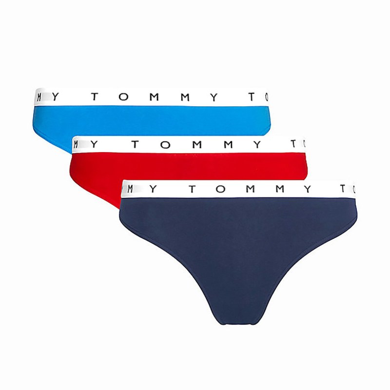 Dámská tanga 3Pack UW0UW02521-0V7 - Tommy Hilfiger Dámská tanga 3Pack UW0UW02521-0V7 - Tommy Hilfiger - plavky