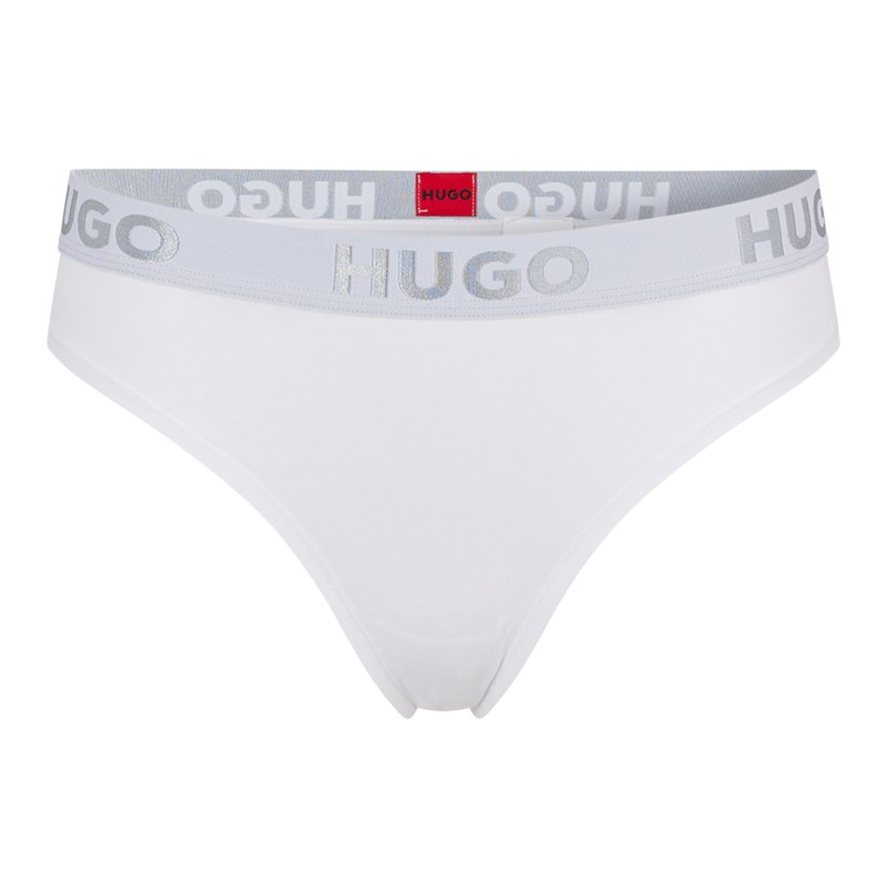 BOSS Dámská tanga Sporty Logo 50469651-100 - HUGO BOSS Dámská tanga Sporty Logo 50469651-100 - HUGO - plavky