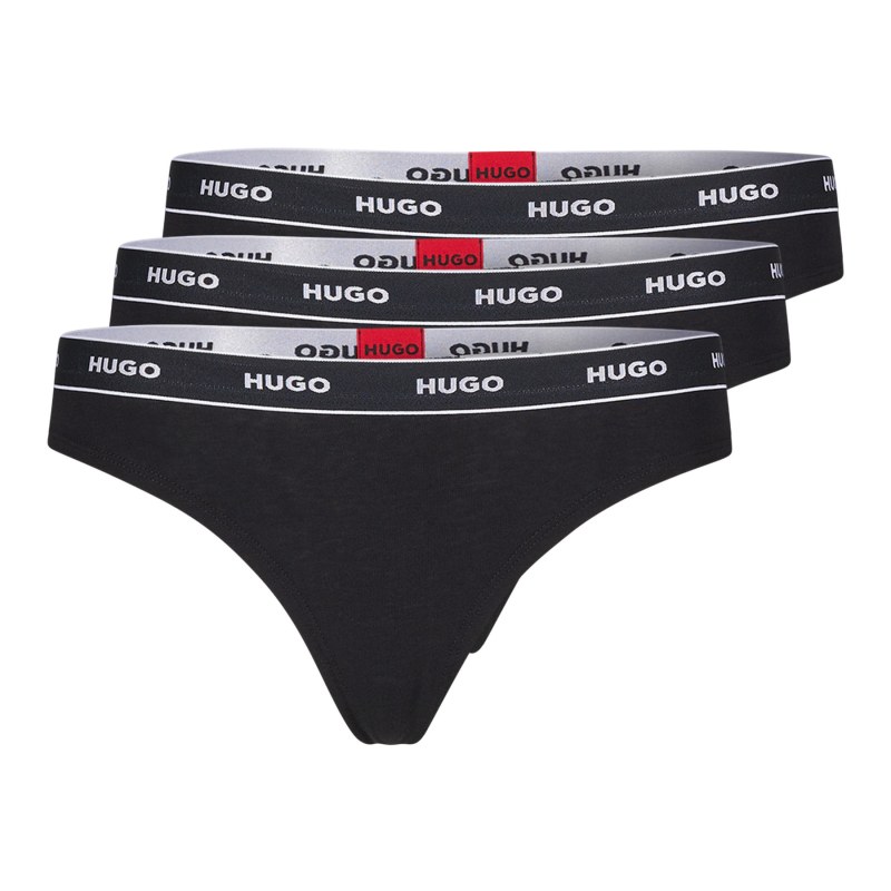 BOSS Dámská tanga 3Pack Stripe 50469681-001 - HUGO BOSS Dámská tanga 3Pack Stripe 50469681-001 - HUGO - plavky
