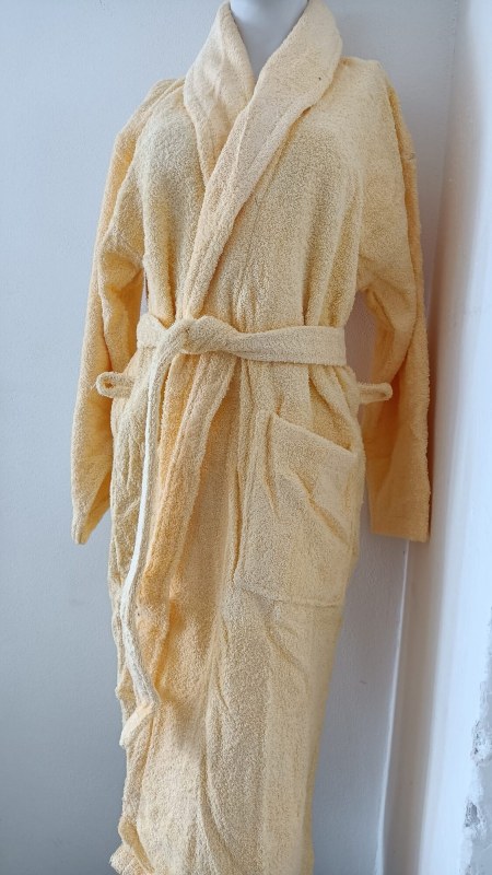 AKCE - Unisex froté župan se šálovým límcem sv. žlutý - Veratex - Dámské spodní prádlo podprsenky