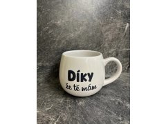 ŽE TĚ MÁM bílý keramický hrníček 300 ml model 22312144 - Giftela