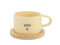 model 22268777 žlutý hrníček makronka 200 ml - Giftela
