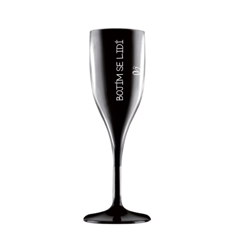 se černá nerozbitná sklenice 150 ml model 22111763 - Giftela