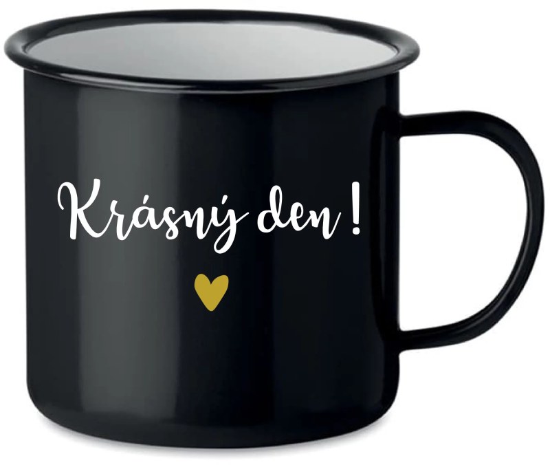 KRÁSNÝ černý plecháček 350 ml model 22312147 - Giftela