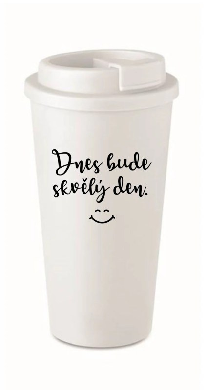 DNES BUDE bílý termohrnek 475 ml model 20806785 - Giftela