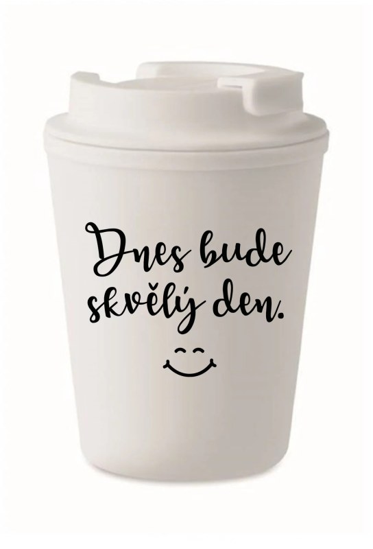 DNES BUDE bílý termo 300 ml model 22312145 - Giftela