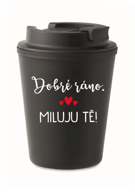 MILUJU černý termo 300 ml model 22312146 - Giftela