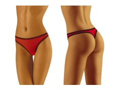 Dámské tanga model 20910661 Červená - Wolbar