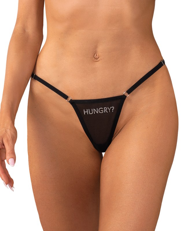 Dámská sexy tanga černé model 21935226 - Obsessive