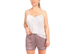 Dámské pyžamové kraťasy model 8971600 hnědá - Calvin Klein