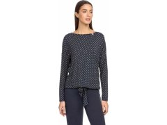 Dámské pyžamo tmavě modrá s puntíky model 17410444 - Vamp