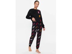Dámské pyžamo model 18978785 černé se vzorem - DKNY