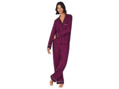 Dámské pyžamo model 18982912 501 fialová vzor - DKNY