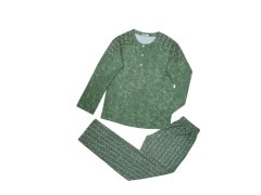 Dámské pyžamo model 19001962 zelené se vzorem - Karol