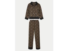 Dámské pyžamo model 19772536 202 hnědé s&nbsp;potiskem - DKNY