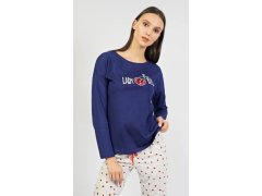Dámské pyžamo dlouhé model 22408408 - Vienetta Secret