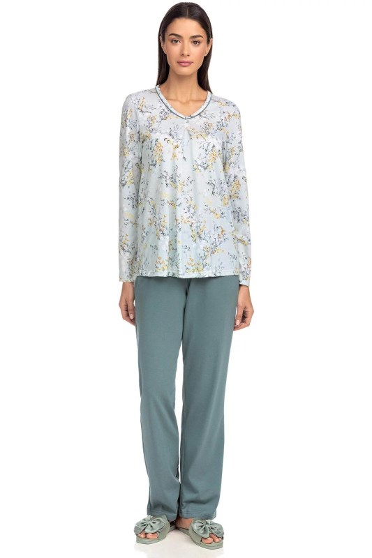 Klasické dámské pyžamo Tina gray s model 16257670 - Vamp