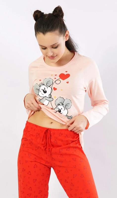Dámská pyžamo dlouhé model 22408593 - Vienetta Secret - Dámské pyžama
