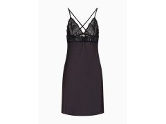Dámská noční košilka 00020 černá model 19015172 - Emporio Armani