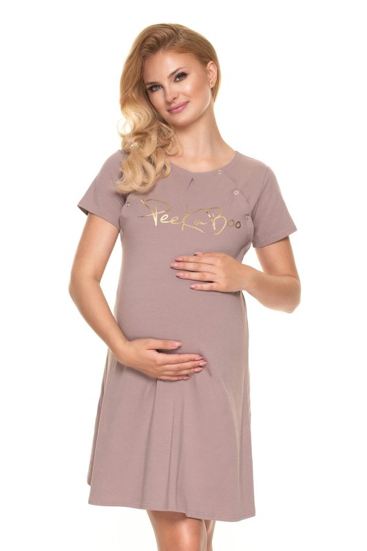 Noční košilka model 18343868 cappuccino - PeeKaBoo