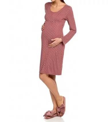 Dámská noční košile Červená model 15855780 - Vamp - pyžama