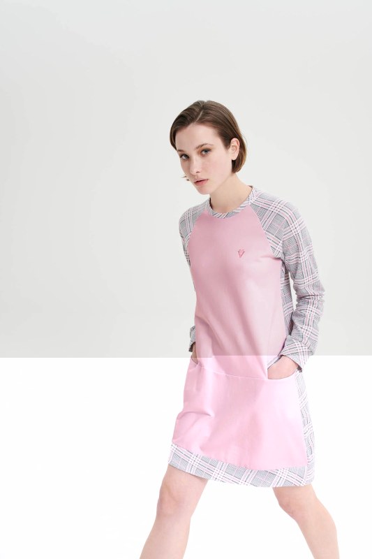 Dámská noční košile s&nbsp;dlouhým rukávem model 19379808 růžové - Vamp - pyžama