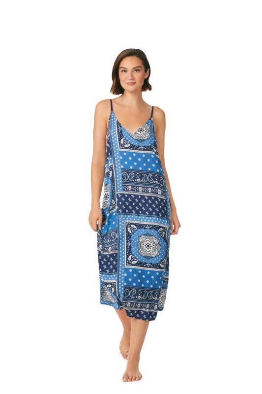 Dámská noční košile modrá model 19908007 - DKNY