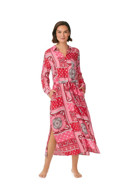 Dámská noční košile růžová model 19908009 - DKNY