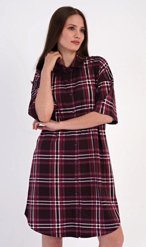 Dámská noční košile s krátkým rukávem model 22549626 - Vienetta