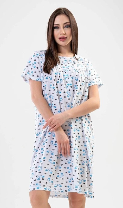 Dámská noční košile s&nbsp;krátkým rukávem model 22408391 - Vienetta - pyžama