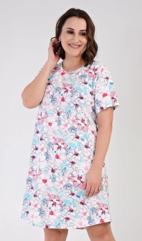 Dámská noční košile s krátkým rukávem model 22408242 - Vienetta
