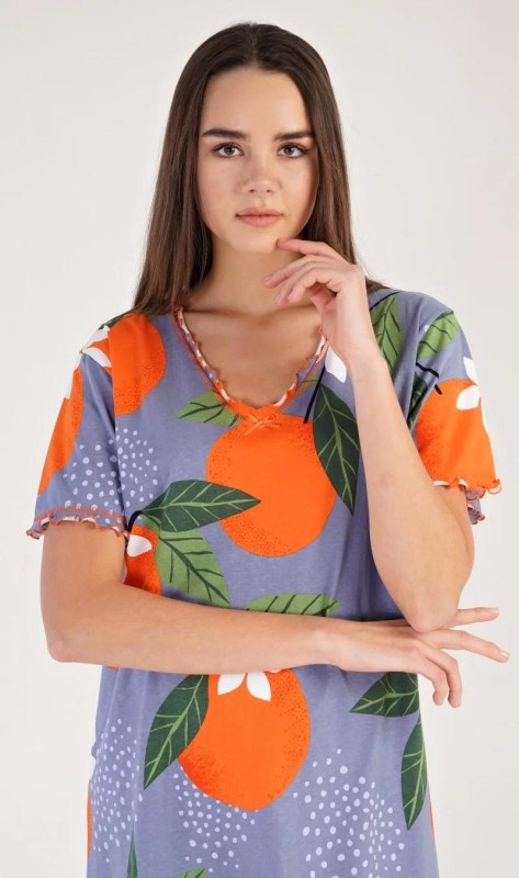 Dámská noční košile s krátkým rukávem model 22408178 - Vienetta