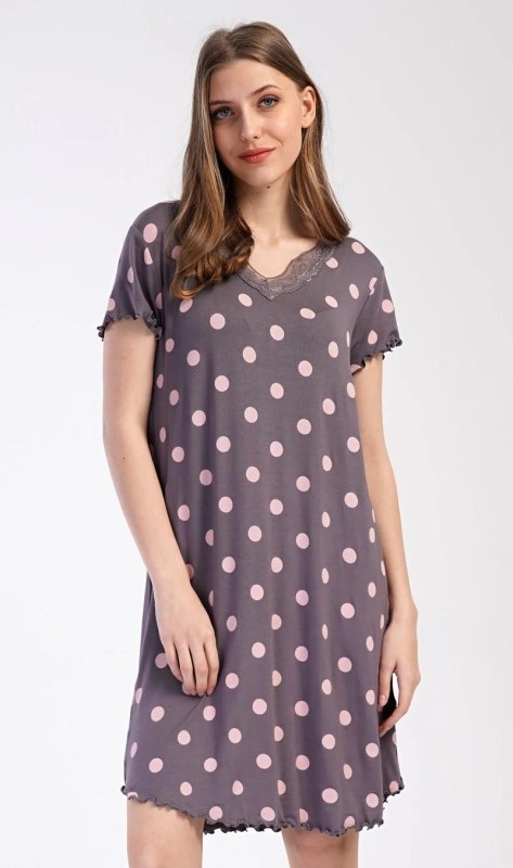 Dámská noční košile s krátkým rukávem model 22407499 - Vienetta