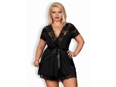 Elegantní župan 810 model 8212644 black XXL - Obsessive