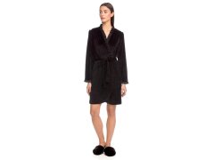 Dámský župan model 15908381 100 Černá - Vamp