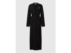 Dlouhý dámský župan model 18201499 001 černý - DKNY