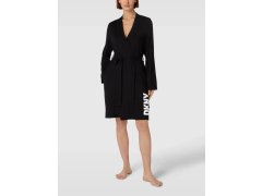 Krátký dámský župan model 18354424 001 černý - DKNY