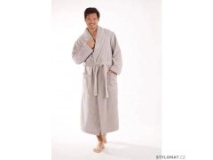 Unisex župan Tampa s kapucí model 18843793 sv. hnědý - Vestis