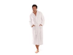 Unisex župan a LILLY extra se šálovým límcem Bílá model 20776984 - Vestis