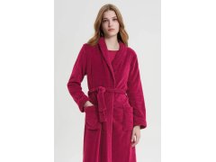 Dámský dlouhý župan model 19426556 fuchsiová - Vamp