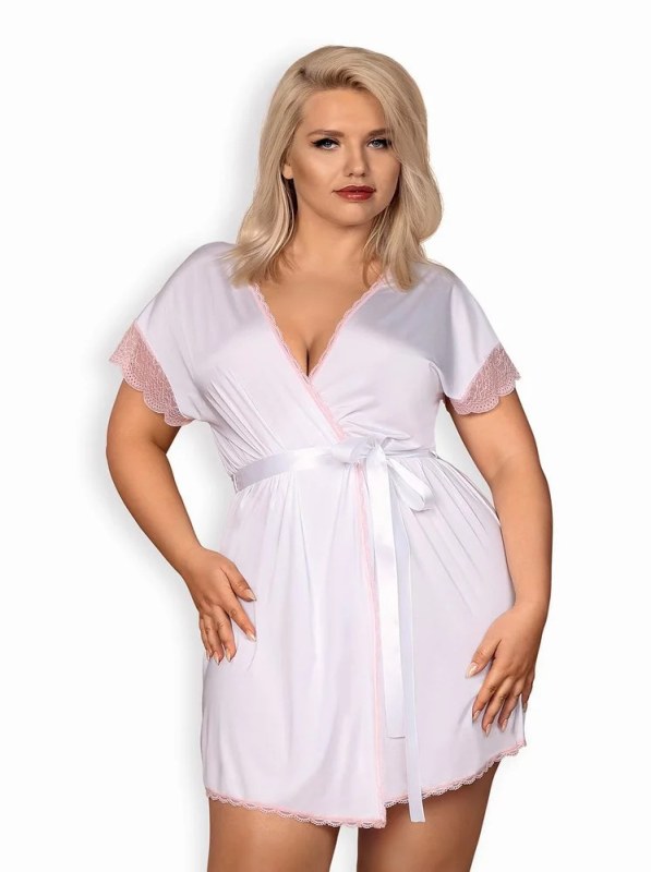 Elegantní župan XXL model 9157947 - Obsessive