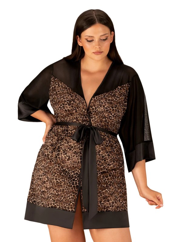 župan 2XL/3XL model 17188757 - Obsessive - Doplňky čepice, rukavice a&nbsp;šály